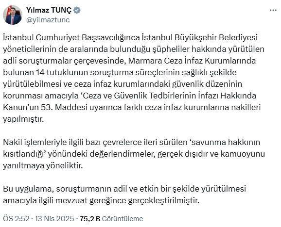 Silivri'de gece yarısı operasyonu! İBB tutukluları 2 ildeki cezaevlerine nakledildi
