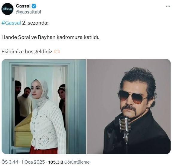 Gassal Dizisine Hande Soral ve Bayhan Katıldı
