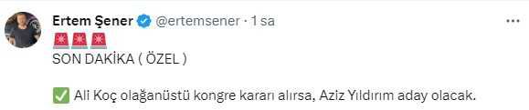 Başkanlığa aday olacak mı? Aziz Yıldırım son kararını resmen ilan etti