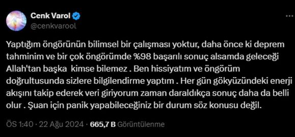 Cenk Varol kimdir? Cenk Varol Marmara depremi ile ilgili ne dedi?