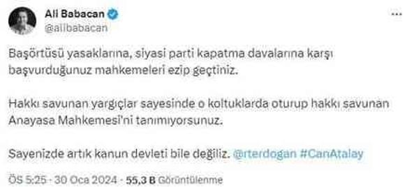 Can Atalay'ın vekilliğinin düşürülmesine siyasilerden peş peşe tepki geldi