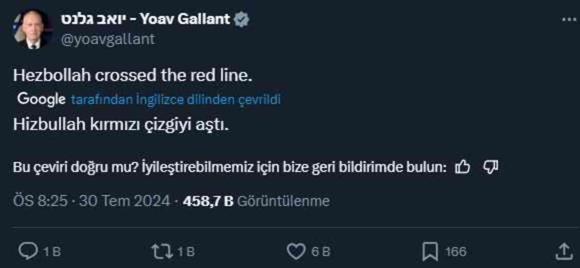 Beyrut saldırısı sonrası Netanyahu'dan fotoğraflı paylaşım