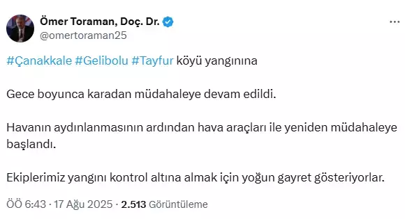 Çanakkale yanıyor! Tarihi Alan kapatıldı, tahliye edilen köy sayısı 6'ya yükseldi
