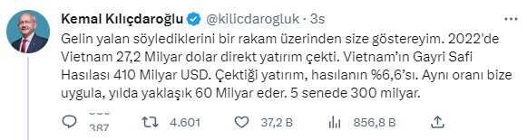 'Yalanını yesinler' çıkışına CHP liderinden yanıt gecikmedi: Bırakın 300 milyarı, 300 dolarınız olsa Nebati'ye verir misiniz?