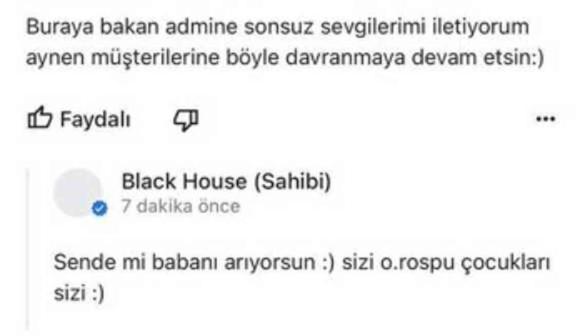 Ankara'da bir otel sahibinin müşterilerin yorumlarına verdiği yanıtlar infial yarattı