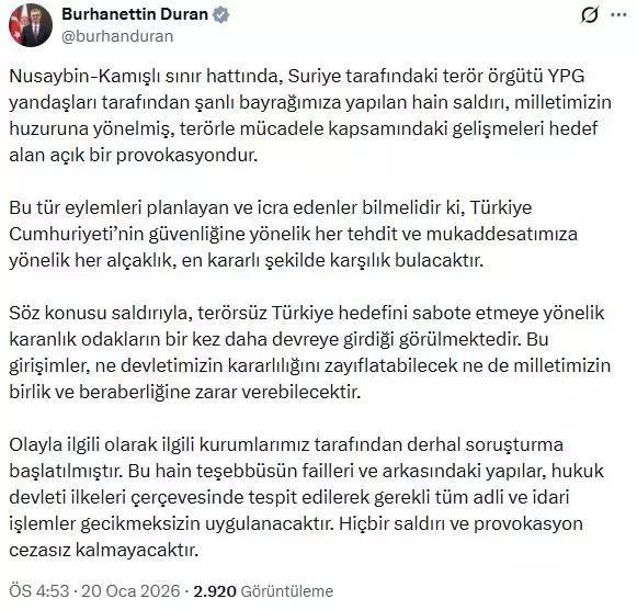 Hain saldırı sonrası şanlı Türk bayrağının tekrar göndere çekildiği anlar