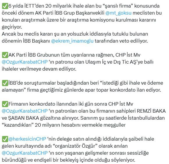 İBB'ye operasyonda çok konuşulacak iddia! Operasyondan iki gün önce konkordato ilan etmişler