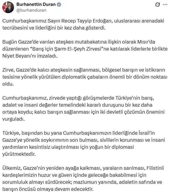 Resmi heyetler zirve sırasında