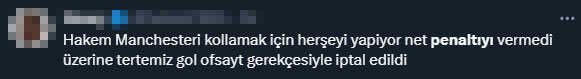 Galatasaray-Manchester United maçındaki pozisyona tepkiler çığ gibi