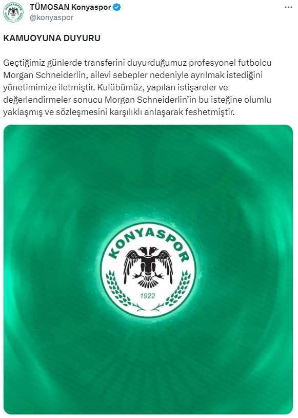 10 gün önce Konyaspor'a imza atmıştı! Manchester United'ın eski yıldızı Schneiderlin'in sözleşmesi feshedildi