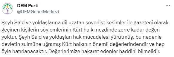 Özgür Özel'den 'Şeyh Sait kahraman mı hain mi?' sorusuna yanıt