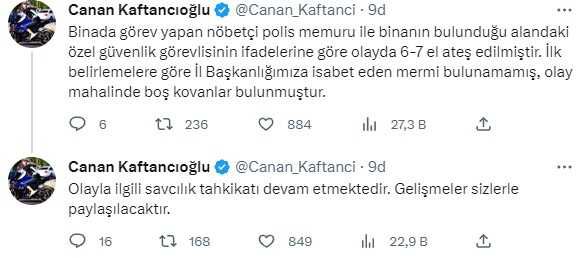 Son Dakika: CHP İstanbul İl Başkanlığı binası yakınında ateş edilmesiyle ilgili 4 şüpheli yakalandı