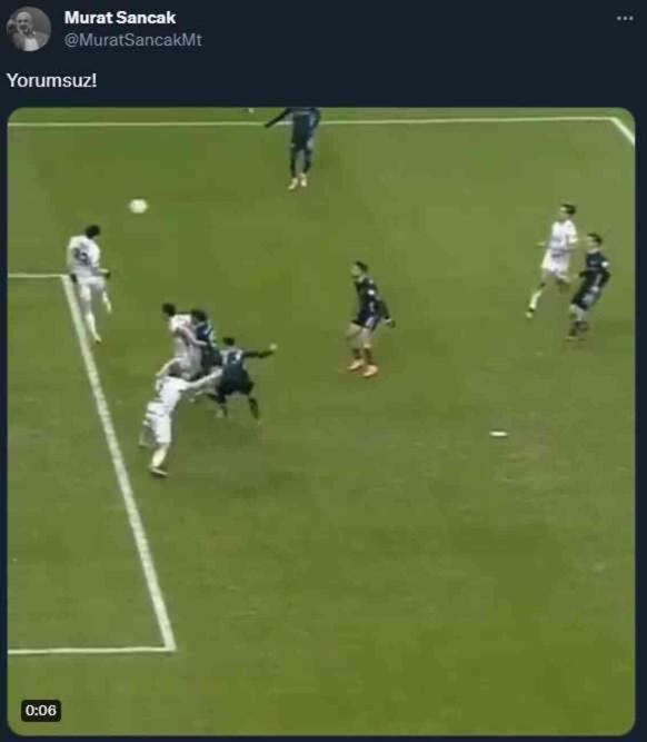 Tek kelimelik not düşen Murat Sancak'tan maç oynanırken olay paylaşım