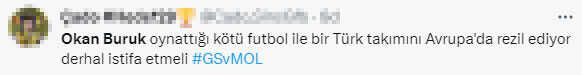 Aslan, Devler Ligi'ne kaldı ama kötü futbol taraftarı isyan ettirdi! Okan Buruk'u istifaya davet ettiler