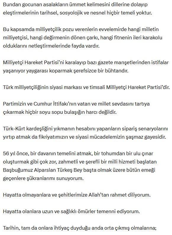 Bahçeli'den Terörsüz Türkiye mesajı: Devletin pazarlık yaptığını iddia edenler müfteridir