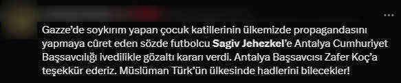 Gözaltına alınan İsrailli futbolcu Jehezkel'e tepkiler çığ gibi: Siyonist köpek Antalya'dan defol