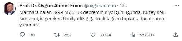 Ahmet Ercan'dan 17 Ağustos depreminin yıl dönümünde dikkat çeken paylaşım! 2045'i işaret etti