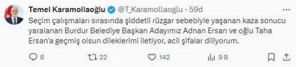 Seçimler öncesi akılalmaz olay! Saadet Partili başkan adayı ve oğlunun üzerine ağaç devrildi