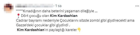 Kim Kardashian'dan skandal hareket! Çocuklarını, Gazze'deki masumlar gibi giydirdi