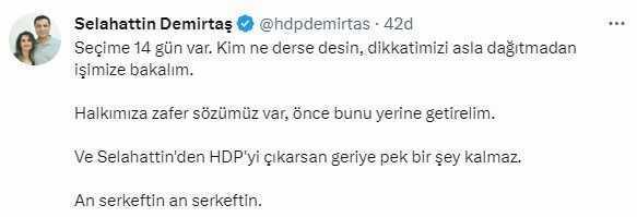 Demirtaş'tan, Ahmet Şık'ın kendisi hakkında sözlerine manidar yanıt