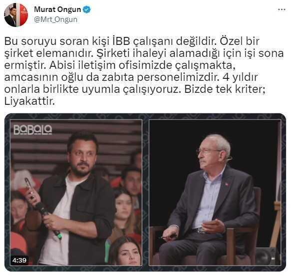 Kılıçdaroğlu'na, 'İBB'den atıldım' diyen kişinin İBB çalışanı olmadığı ortaya çıktı