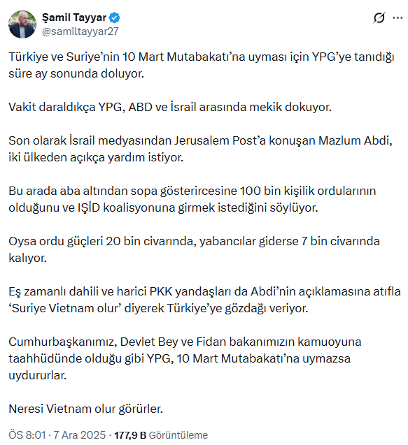 AK Partili isimden Türkiye'ye gözdağı veren terör örgütüne: Neresi Vietnam olur görürler