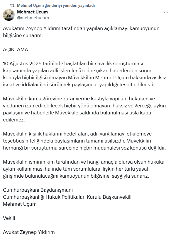 Şamil Tayyar ile Mehmet Uçum arasında Rezan Epözdemir gerilimi