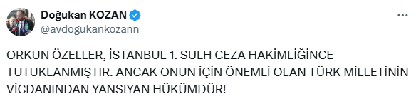 Emekli Albay Orkun Özeller tutuklandı Emekli Albay Orkun Özeller tutuklandı