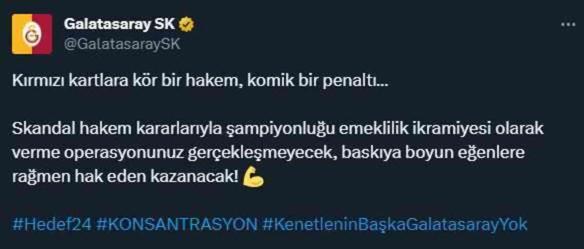 Türk futbolunda kazan kaynıyor! Galatasaray'dan Fenerbahçe maçı sonrası olay paylaşım