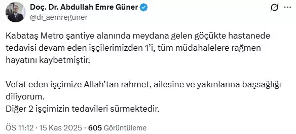 İstanbul'da metro inşaatında iskele çöktü: 2 yaralı, 1 işçi hayatını kaybetti