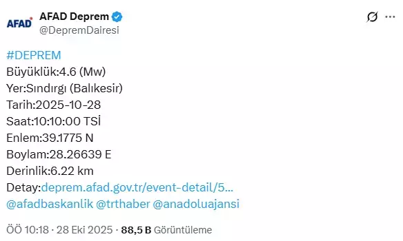 Balıkesir beşik gibi sallanıyor! Peş peşe 2 deprem daha