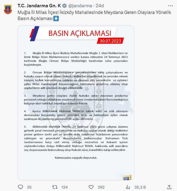 CHP'li Mahmut Tanal'ın kovaladığı 2 asker açığa alındı