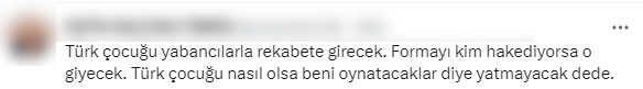 'Türk çocuğu sahada olacak' diyen Tolunay Kafkas'ın maç kadrosunda olay detay! Tepkiler çığ gibi