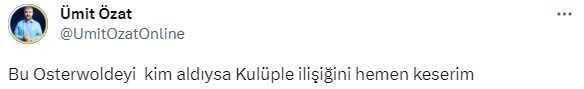 Fenerbahçe'nin yıldızı, Ümit Özat'ı sinirden çıldırttı: Kulüple ilişiğini hemen keserim