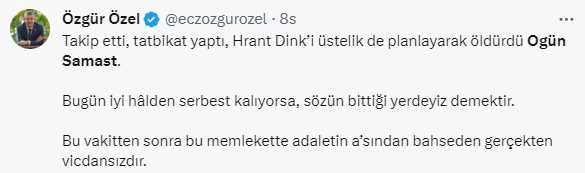 Ogün Samast'ın şartlı tahliyesine tepkiler çığ gibi büyüyor