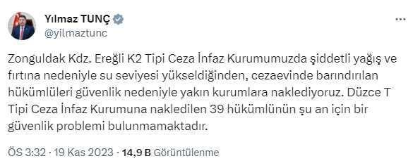 Zonguldak'ta olumsuz hava koşulları nedeniyle eğitime 1 gün ara verildi