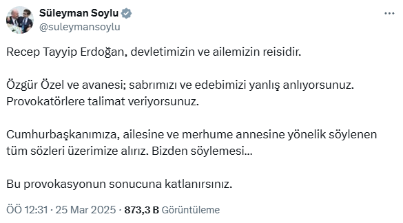 Süleyman Soylu: Bu provokasyonun sonucuna katlanırsınız