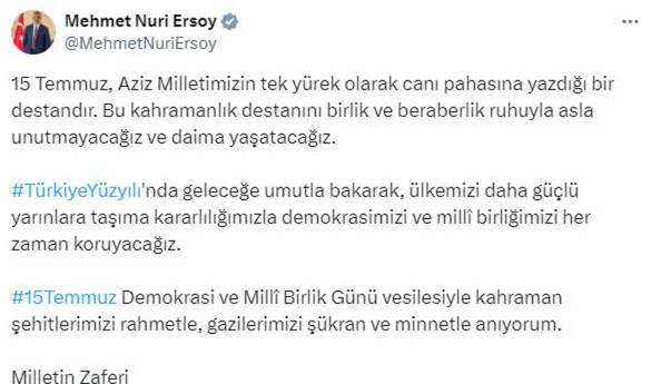 Siyasilerden 15 Temmuz mesajları: Darbeler dönemi bir daha açılmamak üzere kapanmıştır