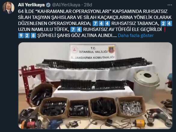 Son Dakika: 64 ilde düzenlenen 'Kahramanlar Operasyonları' kapsamında 928 şüpheli gözaltına alındı