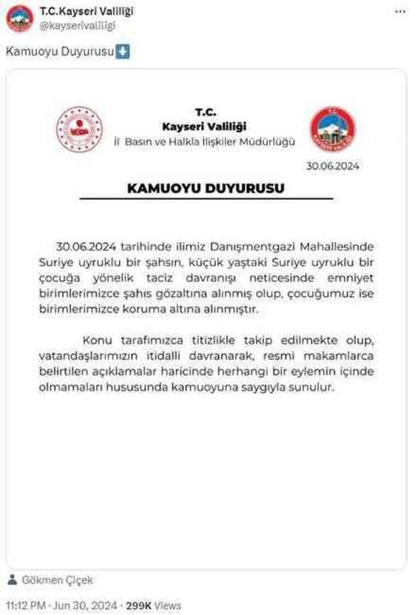 Kayseri'de ne oluyor? Kayseri'deki tecavüz olayı ne?