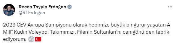 Türkiye, Avrupa Şampiyonu! İşte Filenin Sultanları'nın kazandığı para ödülü