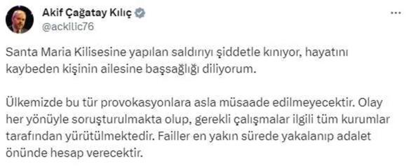 Kilisedeki silahlı saldırıyla ilgili soruşturma başlatıldı! Siyasilerden tepki yağıyor
