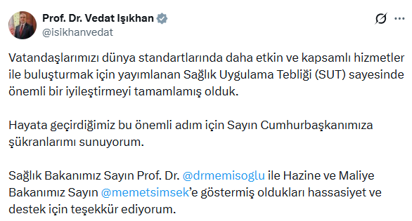 Genel sağlık sigortalıların aldıkları tedaviler için hastanelere ödenen bedeller artırıldı