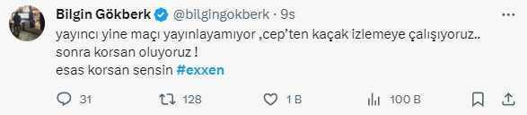 Kopenhag - Galatasaray maçını canlı olarak 'yayınlayamayan' Exxen'e tepkiler çığ gibi