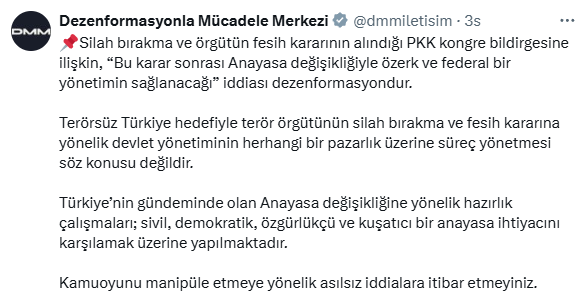 Özerklik iddiasına Cumhurbaşkanlığından yalanlama