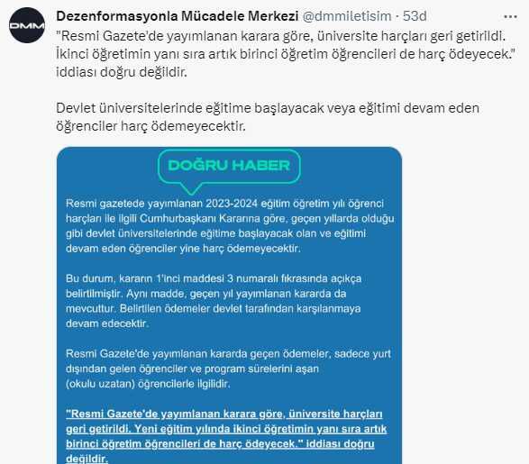 Üniversite harçları geri mi döndü? Gündem yaratan iddiaya İletişim Başkanlığı'ndan yanıt