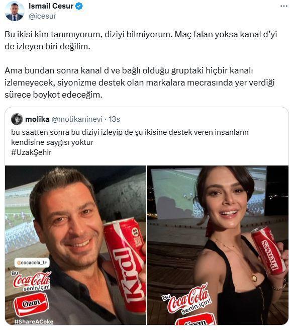 Cumhurbaşkanı Danışmanı İsmail Cesur'dan Uzak Şehir ve Kanal D'ye boykot tepkisi