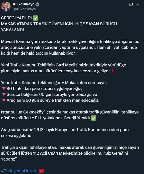 Sürücüler dikkat! O kurala uymazsanız, sizin için de gereği yapılabilir