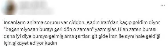 'İran'dan kaçtım buraya geldim' diyen kadının Türkiye'yle ilgili söyledikleri olay oldu