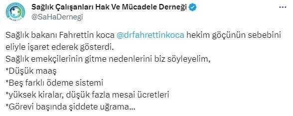 Sağlık Bakanı Koca'nın para sayma işaretine tepkiler büyüyor